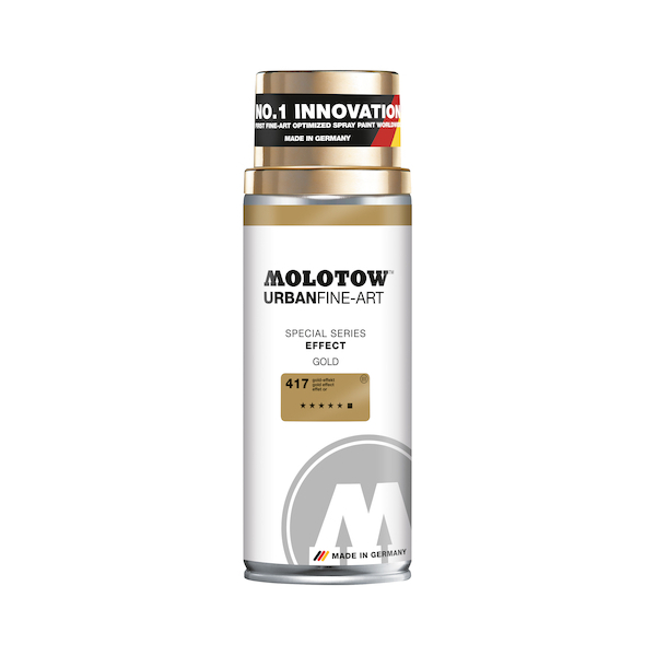 4015962890541 - Sprühdose URBAN FINE-ART Effect Lack 400ml Nr 417 gold-effect 4015962890541 Molotow