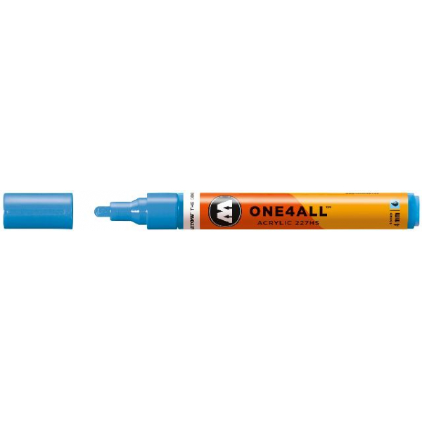 4250397600611 - Acrylmarker ONE4ALL ACRYLIC 227HS 4mm Nr 161 schockblau mittel 4250397600611 Molotow