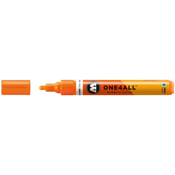 4250397600864 - Acrylmarker ONE4ALL ACRYLIC 227HS 4mm Nr 218 neonorange 4250397600864 Molotow