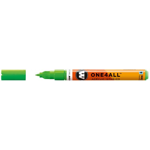 4250397610221 - Acrylmarker ONE4ALL ACRYLIC 127 HS-CO 15mm Nr 219 neongrün 4250397610221 Molotow