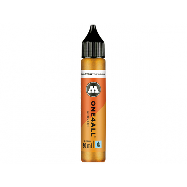 4250397635699 - Nachfüllflasche ONE4ALL ACRYLIC 30ml Nr 228 metallic gold 4250397635699 Molotow