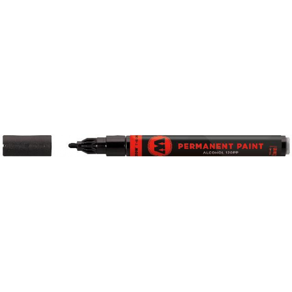 4250397666853 - Marker Permanent Paint 120PP Alcohol 2mm Nr 180 schwarz 4250397666853 Molotow