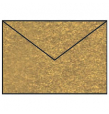 Briefumschlag 16400575 C6 ohne Fenster nassklebend 100g gold