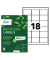 Etikett LR7161-100 Recyclin Adress-E 63,5x46,6mm