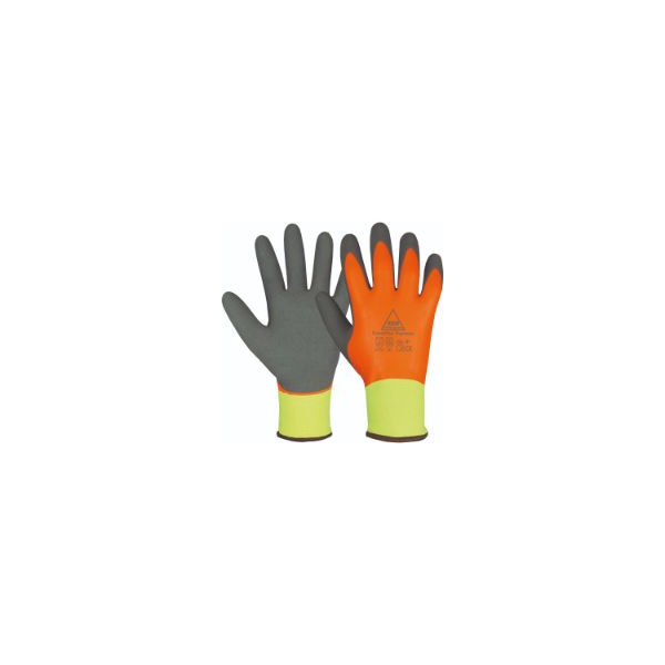 4018949508378 - Handschuh Superflex Thermo+ Polyamid Größe 10 grauorangegelb 4018949508378 Safety gloves 5 Stück