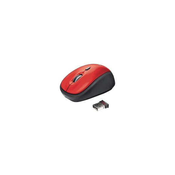 8713439195224 - Wireless Mouse Yvi - Maus - optisch - kabellos - 24 GHz - kabelloser Empfänger (USB)