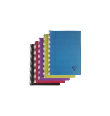 Collegeblock 329146C Linicolor, Lineatur 21 / liniert mit Rand innen, A4, 90g, sortiert, 80 Blatt