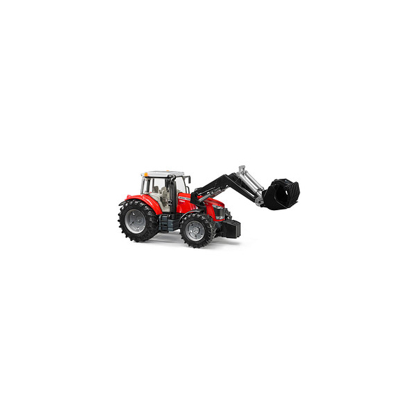 4001702030476 - bruder Traktoren-Serie 3000 Massey Ferguson 7624 Traktor mit Frontlader 3047 Spielzeugauto