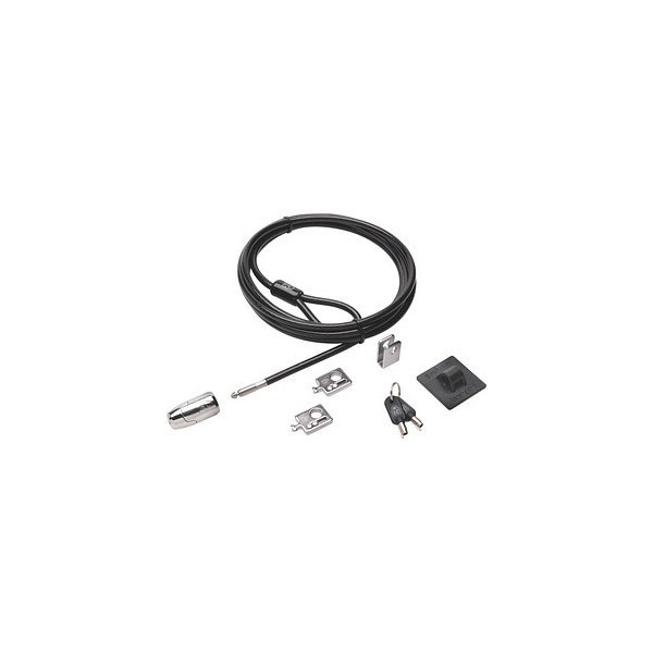 0085896644248 - Desktop Sicherung Desktop & Peripherals Locking Kit 20 Diebstahlschutz Schließknopf für Desktop-PCs 2 Adapter & Kabelöse