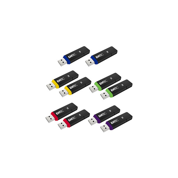 3126170178633 - USB-Sticks Flash Drives rot gelb blau grün lila 16 GB 3126170178633 10 Stück