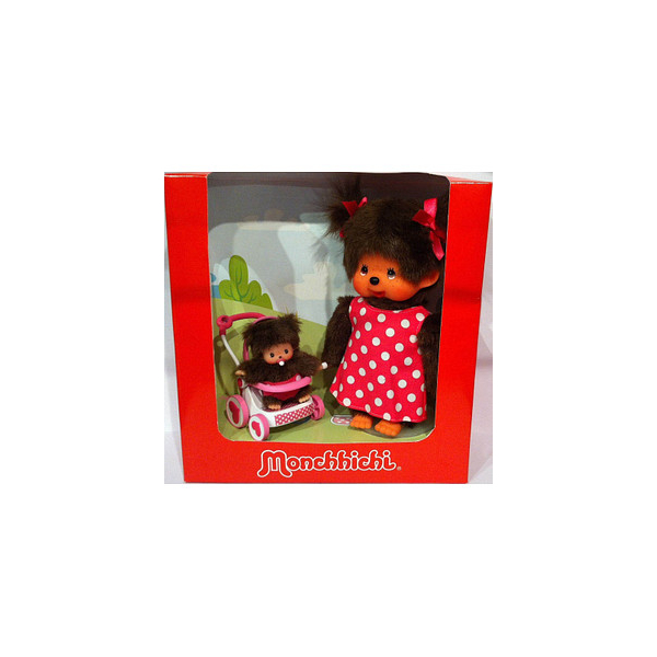 4905610254934 -  Mutter mit Kinderwagen Monchhichi Puppe 4905610254934 HEAD