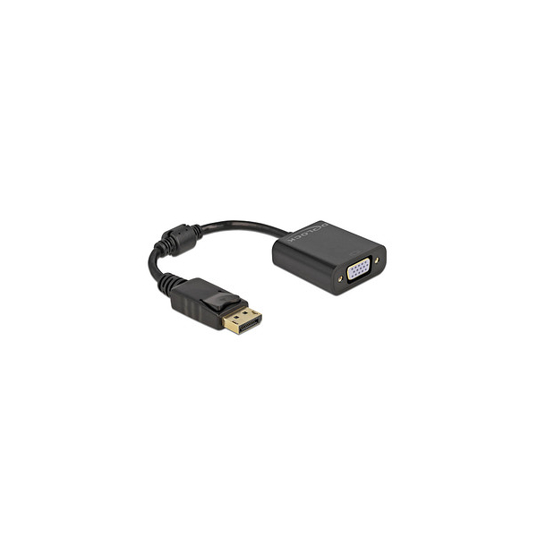 4043619610068 - - Videoadapter - DisplayPort (M) eingerastet zu HD-15 (VGA) (W) schraubbar - DisplayPort 12 - 15 cm - Passiv 1080p-Unterstützung 60 Hz