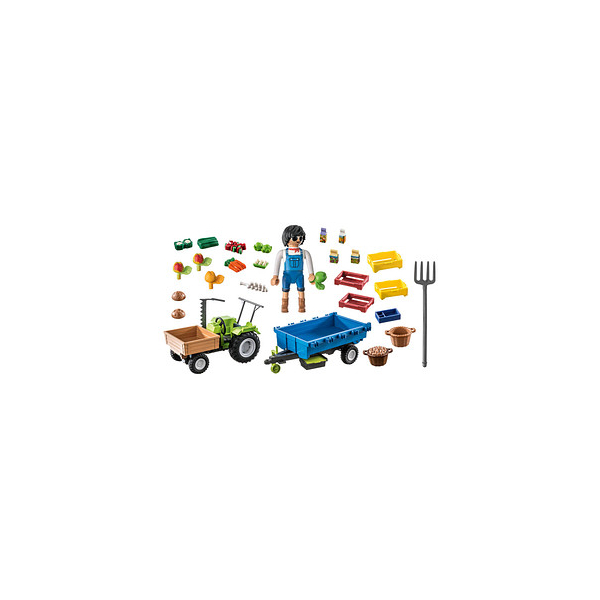 4008789712493 - Country 71249 Traktor mit Hänger Spielfiguren-Set 4008789712493 Playmobil