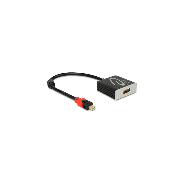 4043619627356 - Mini-DisplayPortHDMI Adapter 4K 60 Hz Aktiv 020 m schwarz 4043619627356 DeLOCK