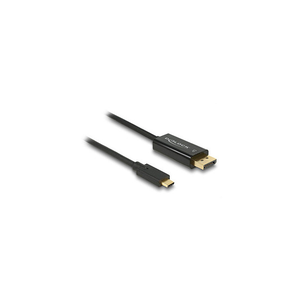 4043619852550 - USB-C®   DisplayPort Adapterkabel USB-C® Stecker DisplayPort Stecker 100 m Schwarz 85255 vergoldete Steckkontakte USB-C®-Displaykabel