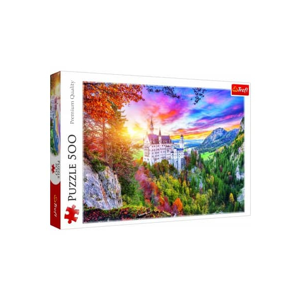 5900511374278 - Puzzle Blick auf Neuschwanstein 5900511374278 TREFL