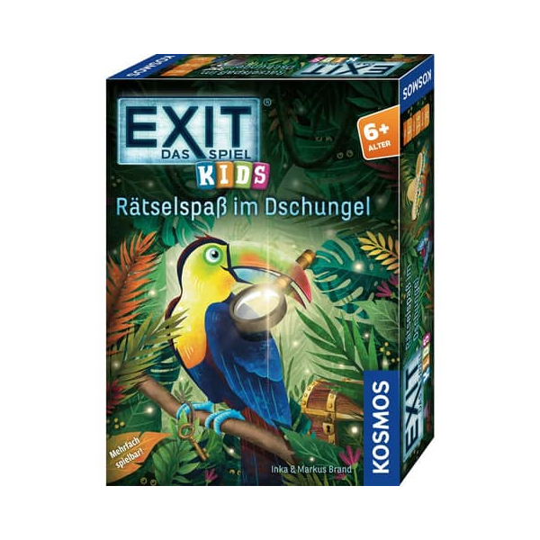 4002051683375 - KOSMOS EXIT - Das Spiel Kids Rätselspaß im Dschungel Escape-Room Spiel