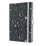 JN349 Notizbuch A5 Cosmic Fantasy Black