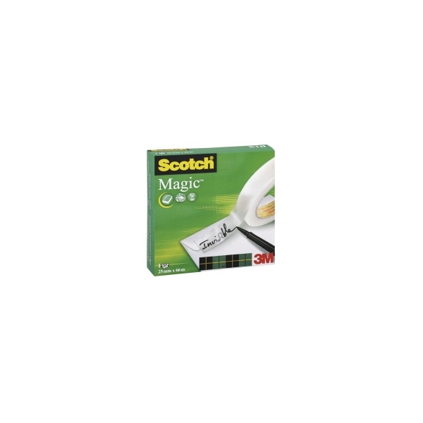 3134375005920 - Scotch Klebefilm Magic 810 unsichtbar 25 mm x 66 m Kerndurchmesser 76 mm (M8102566)