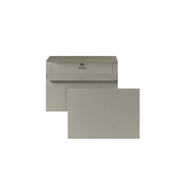 Briefumschlag ID1364981, C6, ohne Fenster, selbstklebend, 75g, grau