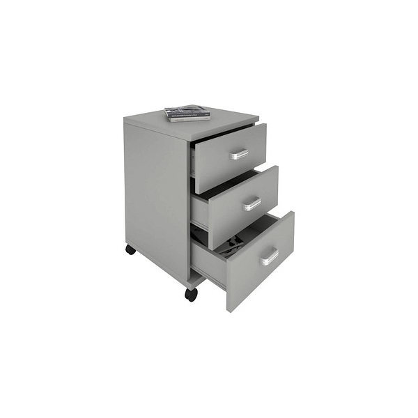 4051814404740 - Tobila Rollcontainer grau 3 Auszüge 450 x 440 x 580 cm 4051814404740 my office