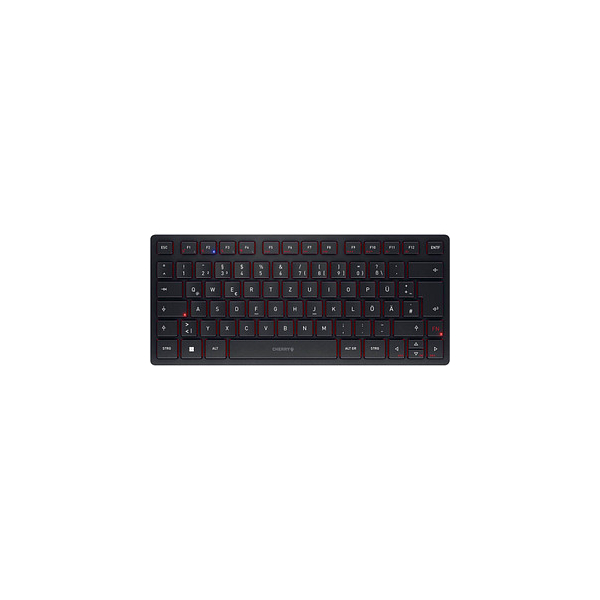 4025112099809 - CHERRY KW 9200 MINI USB Funk Bluetooth® Tastatur Deutsch QWERTZ Schwarz Abnehmbares Kabel