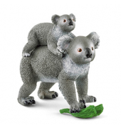 Schleich Wild Life 42566 Koala Mutter mit Baby Spielfiguren-Set