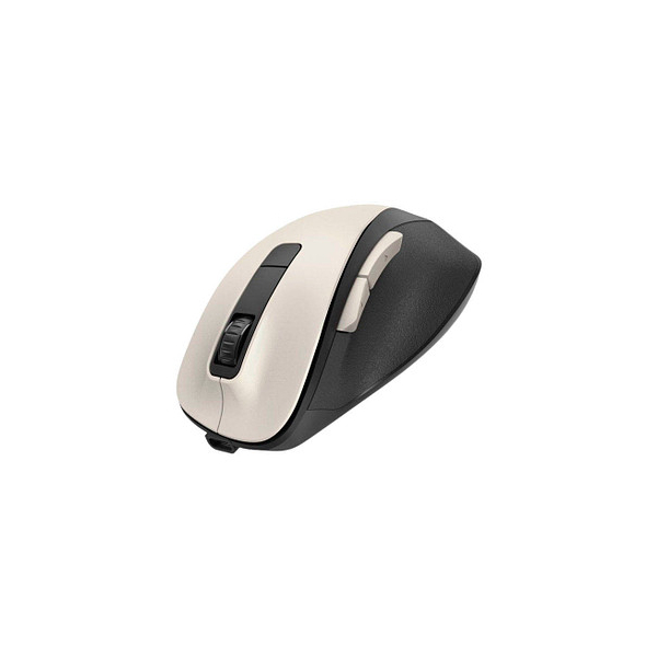 4047443500830 - MW-500 Recharge Ergonomische Maus Funk Optisch Creme-Weiß 6 Tasten 1600 dpi Ergonomisch Wiederaufladbar