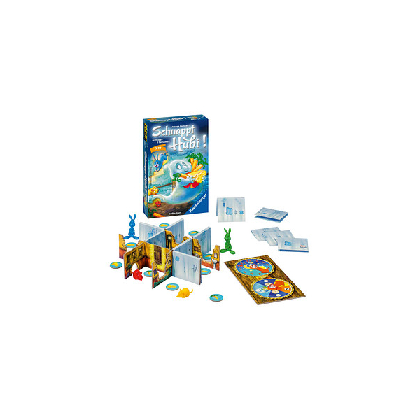 4005556233526 - Ravensburger 23352 - Schnappt Hubi Mitbringspiel für 2-4 Spieler Kinderspiel ab 5 Jahren kompaktes Format Reisespiel Brettspiel