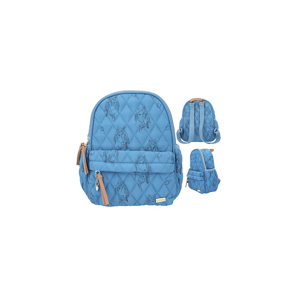 4010070621049 - Rucksack Miss Melody Blue Quilt Kunstfaser blau 4010070621049 DEPESCHE