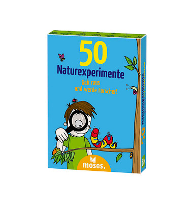 moses Experimentierkasten 50 Naturexperimente mehrfarbig