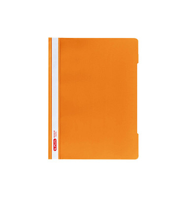 herlitz Schnellhefter Quality Kunststoff orange DIN A4