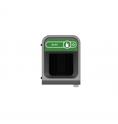 Rubbermaid Recyclingstation 2154768 57l Behältereinheit Glas gn