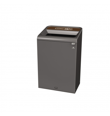 Rubbermaid Recyclingstation 2154780 125l Behältereinheit Bioabfall br