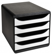 Schubladenbox BIG-BOX Glossy 3104213D 4Schübe weiß