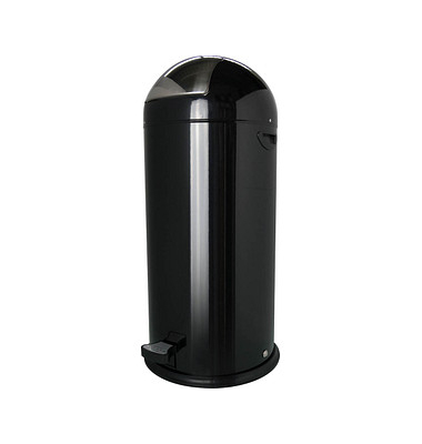 helit the step dome Mülleimer 52,0 l schwarz