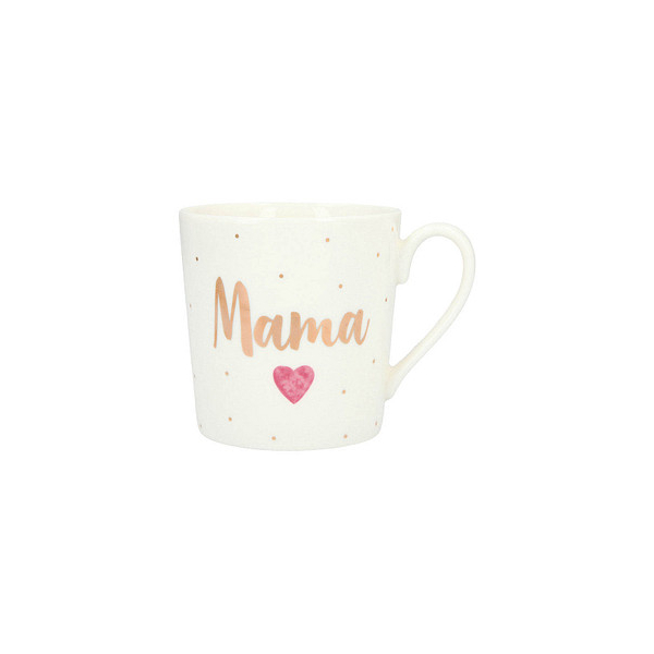 4010070438739 - Kaffeetassen mit Aufschrift Mama weißgold 03 l 4010070438739 DEPESCHE