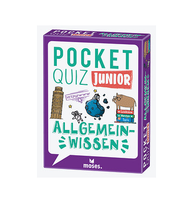 moses Pocket junior Allgemeinwissen Quiz