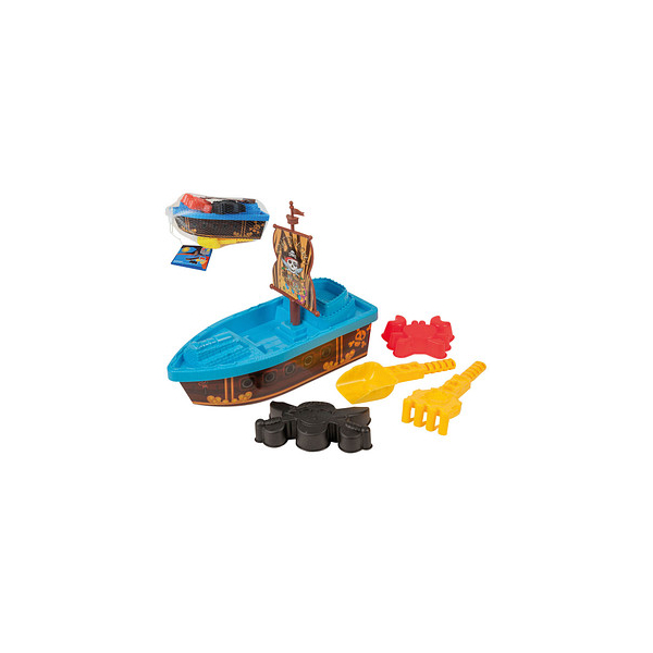 4008332750507 - Happy People - Piratenboot Sandkastenspielzeug Sandkasten Spielzeug 5-tlg