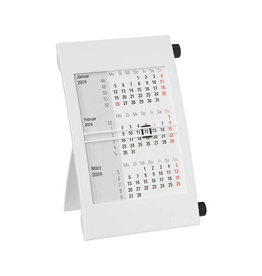 Tischkalender Drehkalender 20242025 weißschwarz