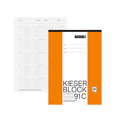 Arbeitsblock Kieserblock T-Konten DIN A4 T-Konten Lineatur 91C Kieserblock