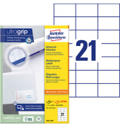 Etiketten ultragrip 3652-200, weiß 70x42,3mm, rechteckig, 