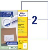 Etiketten ultragrip 3655-200, weiß 210x148mm, rechteckig, 