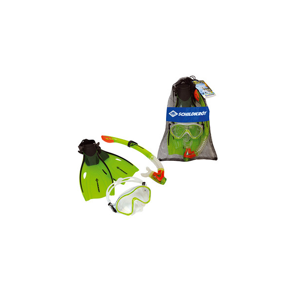 4000885002089 - Schildkröt Funsports - Schnorchel Set BERMUDA Junior L XL (3-teilig im Meshba