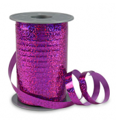 PRÄSENT Geschenkband HOLLY Holographic magenta 10 mm x 200 m