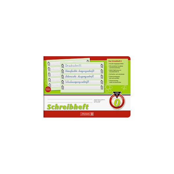 4003273259997 - - GEBRAUCHT Brunnen Schreiblernheft Lineatur 0 DIN A5 quer ab 1 Klasse 16 Blatt Heft Schulheft Schule Schreibheft - Preis vom 02062023 050629 h