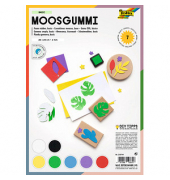 folia Moosgummi Basic selbstklebend mehrfarbig