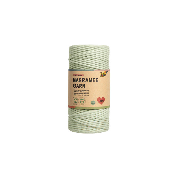 4001868126013 - Makramee Garn hellgrün Soft green 4001868126013 folia