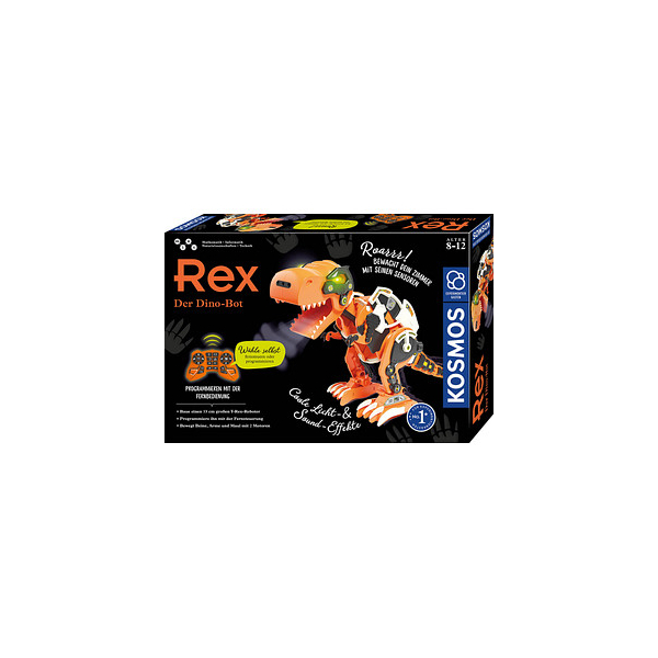 4002051621155 - Experimentierkasten Rex - Der Dino-Bot orange 4002051621155 KOSMOS