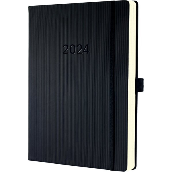 4004360791314 - Buchkalender C2504 Conceptum schwarz 1 Tag   1 Seite 225x315cm (A4) 2025 4004360791314 Sigel